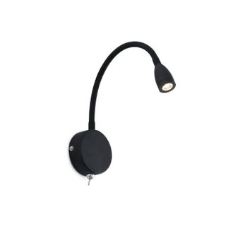 Faro Barcelona Loke Aplique Lector Negro