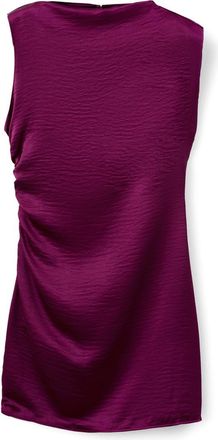 Mango Sori Metallic Draped Minidress in Strawberry at Nordstrom Rack, Size 4