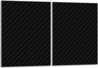 OEM Placa Protectora De Vidrio Para Estufa 2x40x52 Negra