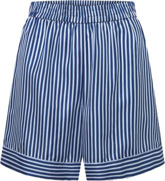Windsor Zijden Korte Broek - Dames - Bermuda - Blauw - XS - Korte Broeken