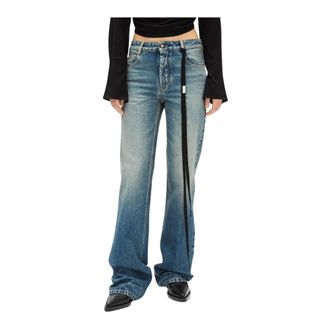 Ann Demeulemeester Pantalones de corte recto Vive de 5 bolsillos - Jeans - Mujer - Azul - W26