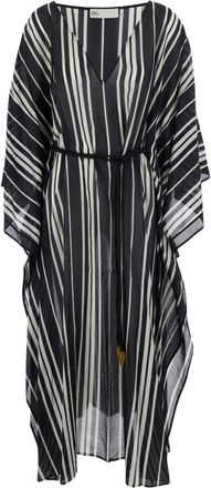 Tory Burch Tory Burch gestreepte zijden kaftan