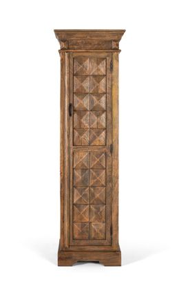 Giner&Colomer Mueble bar con puerta frontal fabricado en madera de mango