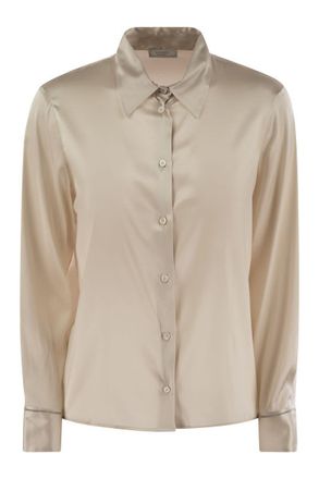 PESERICO Silk Crepe Shirt