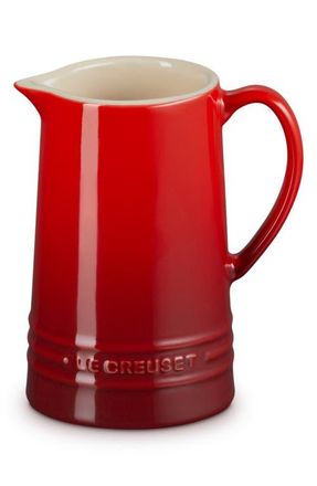 LE CREUSET Small Stoneware Pitcher in Cerise at Nordstrom, Size 10 Oz