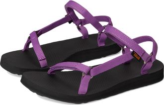 Teva Original Universal Slim Womens Walking Sandals in Black Purple - 3 UK