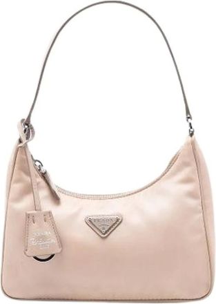 Prada Pre-owned Shoulder Bags, female, Pink, Size: ONE SIZE Pre-owned Vintage Shoulder Bag
