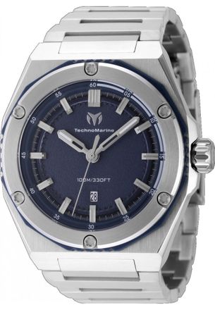Technomarine TM-416090 Mens Coral Legacy Watch - Silver - One Size