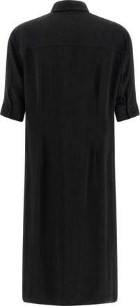 Jil Sander Viscose Long Shirt - Black