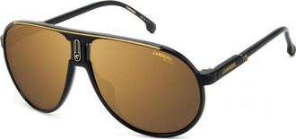 Carrera Mens CHAMPION65-N-2M262YL CHAMPION65 62 N 2M262YL Sunglasses - Black - One Size