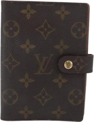 Louis Vuitton Pre-owned Accessories, female, Brown, Size: ONE SIZE Pre-owned Canvas Home-Office