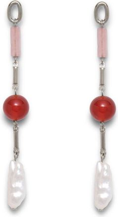 LADY GREY Roses Drop Earrings in Silver at Nordstrom