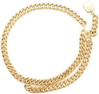 Chanel Pre-owned Belts, female, Yellow, Size: ONE SIZE Pre-owned Metal belts