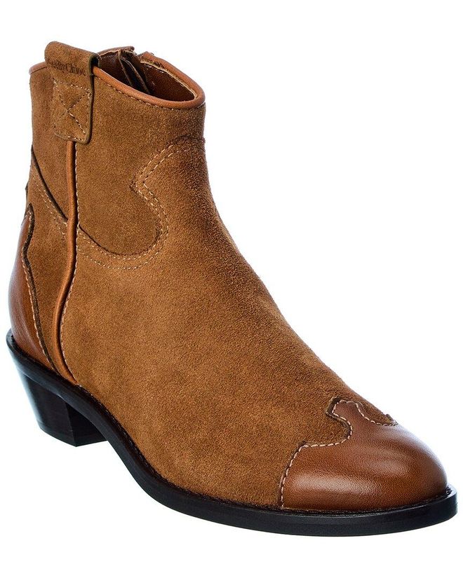 See by Chloe Suede & Leather Bootie