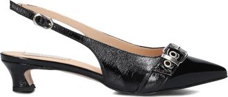 Lina Locchi Schoenen, Dames, Zwart, 40 EU, Elegante Slingbacks voor Stijlvolle Vrouwen