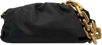 Bottega Veneta Pre-owned Leren Schoudertas - Dames - Vintage Clutch - Zwart - ONE Size - Leer - Vintage