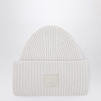 Acne Studios Light Large Face Logo Beanie