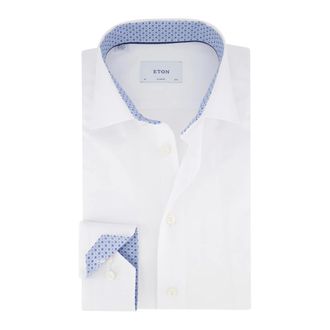 Eton Heren, Overhemden, Wit, Maat: 2XL