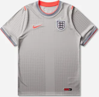 Nike England x Palace Academy Pro Shortsleeve Soccer Top Pewter Grey / Bright Crimson