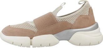 Geox Adacter W Sneakers - Dames - Sneakers - Beige - 39 EU - Schoenen