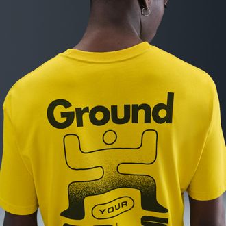 Nike Mens Nike Sportswear Max90 T-Shirt in Yellow | HQ9266-726