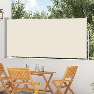 vidaXL Toldo Lateral Retr&aacute;ctil 120x300 Cm Crema Vidaxl