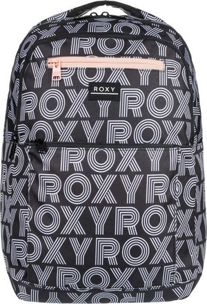 Roxy Tagesrucksack ROXY Here You Are 24L, Damen, grau (anthrazit calif dreams), Polyester, Rucks&auml;cke Tagesrucksack