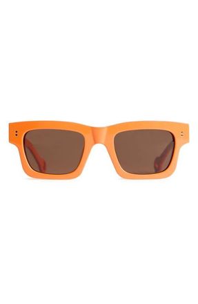 J.W.Anderson Rectangular Sunglasses in Orange at Nordstrom