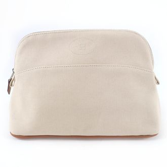 Herm&egrave;s Natural Cotton Pouch (Pre-Owned)