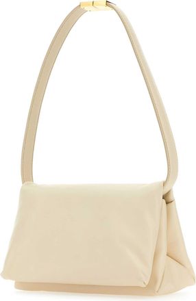 Marni Womens Prisma Shoulder Bag White Leather