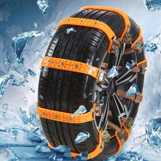 OEM Juego De 6 Cadenas Universales Antideslizantes Para Nieve Para Coches - Para Suv, Coches, Furgonetas, Etc