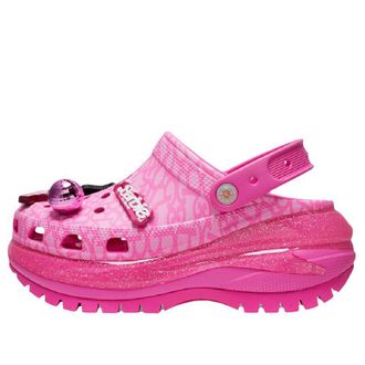 Crocs (WMNS) Crocs Classic Mega Crush Clog Barbie The Movie Electric Pink 209244-6QQ