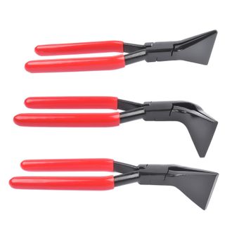 OEM Alicates Dobladores, Juego De 3 Alicates Dobladores De Chapa Met&aacute;lica, Alicates Dobladores Rectos De 0&deg;, 45&deg; Y 90&deg;, Acero Al Carbono Negro Bru&ntilde;ido, Ro