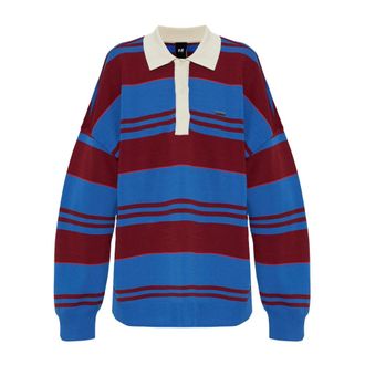 P.E Nation Strata Long-Sleeve Polo - Dames - Polos - Veelkleurig - M - Katoen - Tops