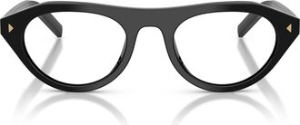 Prada 0pr B15s Rounded Cat-Eye Sunglasses