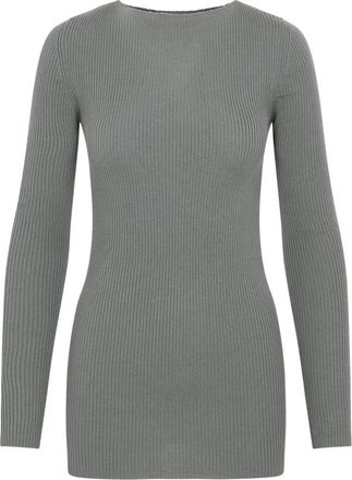 Rick Owens Groene Kasjmier Trui - Dames - Cashmere truien - Groen - S - Kasjmier - Truien & Vesten