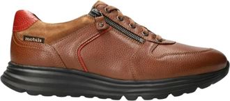 Mephisto Brayan Heren Sneaker - Hazelnootbruin leer - Heren - Sneakers - Bruin - 40 1/2 EU - Leer - Schoenen