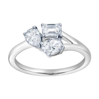 LuvMyJewelry Mysaria 14K Gold Lab Grown Diamond Ring - 0.78 Ct in 14K White Gold at Nordstrom, Size 6.5