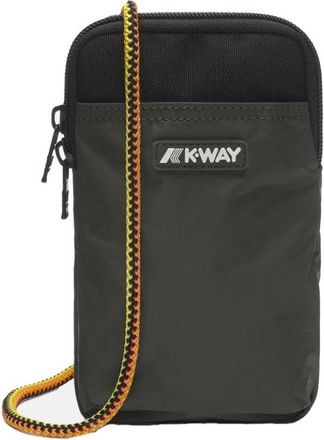 K-Way Stijlvolle accessoires voor Vitree - unisex - Telefoonaccessoires - Groen - ONE Size - Nylon - Accessoires