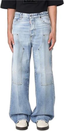 Dsquared2 Jeans, Heren, Blauw, M, Wide Jeans