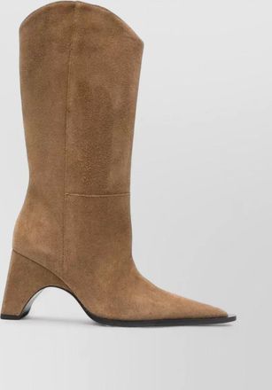 Coperni suede leather cowboy boots