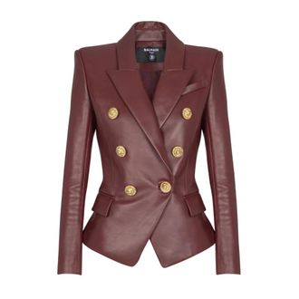 Balmain 6-Buttons Lambskin Jacket