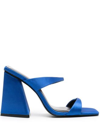 Just Cavalli 105mm square-toe sandals - Blue