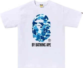 A Bathing Ape ABC Camo T-Shirt White Blue 1M30110005-WHITE-BLUE