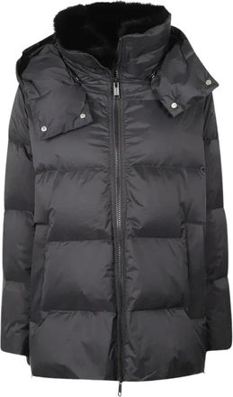 Yves Salomon Piumino linea ad A - - Jackets - Donna - Nero - S