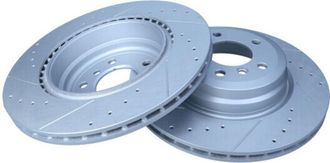 OEM Disco De Freno Maxgear Bmw T. E90 320-335 05- 336x22 Perforado Y Ranurado, Con Recubrimiento Anticorrosi&oacute;n