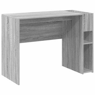 vidaXL Escritorio Gris Sonoma 109 X 50 X 78 Cm Madera De Ingenier&iacute;a Vidaxl