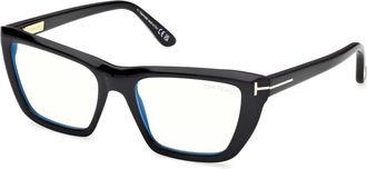 Tom Ford Dames, Accessoires, Zwart, Maat: 54 MM