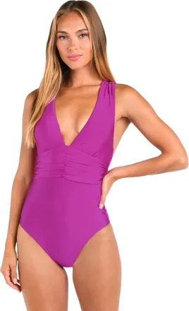 Sunshine 79 V-Plunge One Piece In Violet