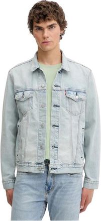 Levi's Trucker Jacket - Heren - Spijkerjassen - Blauw - S - Katoen - Jassen